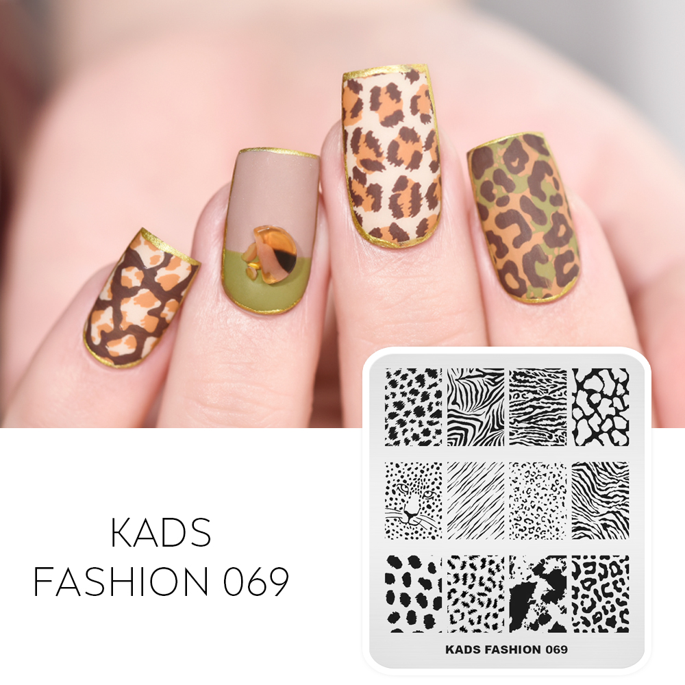 FASHION 069 Nail Stamping Plate Leopard ,FASHION Sale - KADS